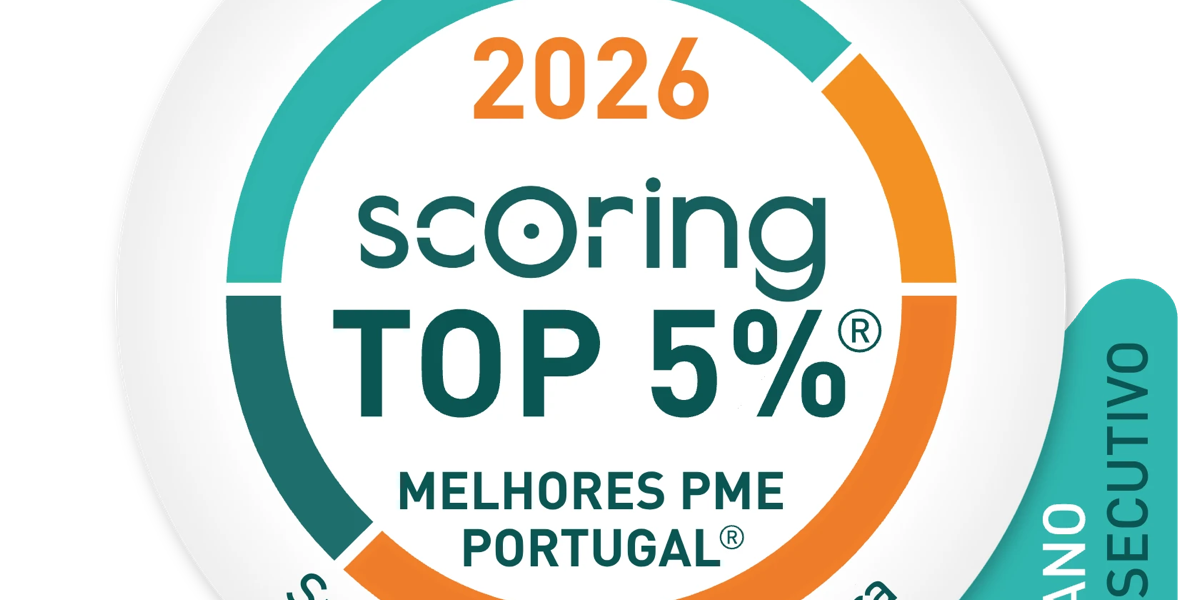 Scoring TOP 5% Melhores PME Portugal 2026 Selo Scoring TOP 5% Melhores PME Portugal 2026 – Ansirol, 7.º ano consecutivo